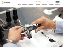 Tablet Screenshot of cimsamex.com